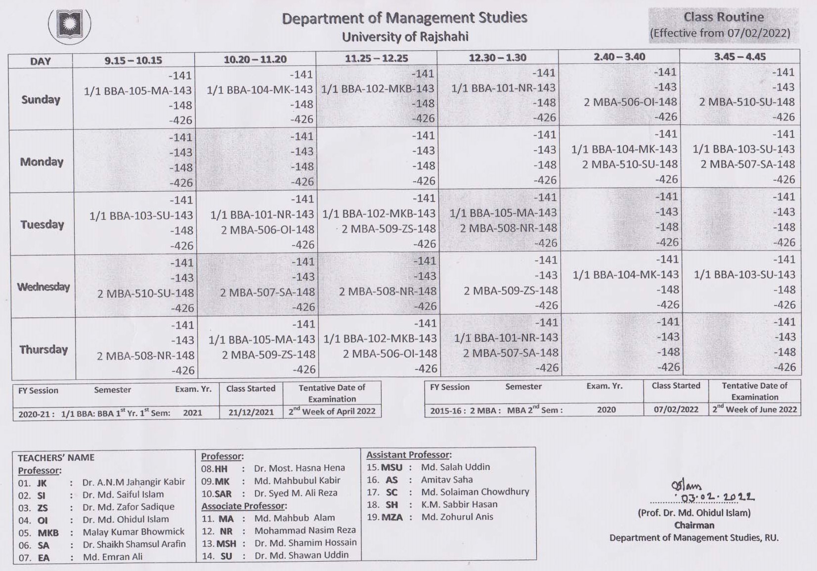 class-routine-department-of-management-studies